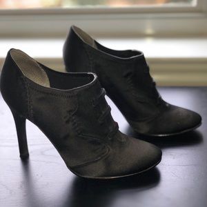 Nine West Stretch Satin Booties
